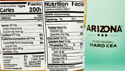 arizona iced tea alcohol nutrition facts|New! AriZona Hard • Contains Alcohol • 21+ We ID